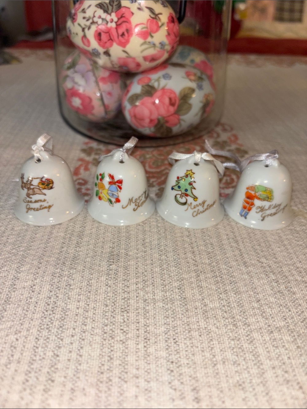Vintage 1950’s Ceramic Christmas Bells!